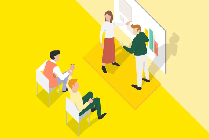 Presentation: one person
