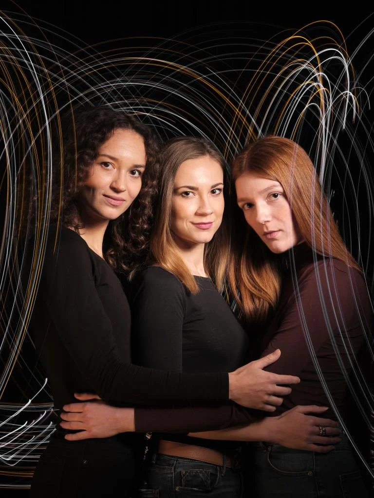 Artistic Portrait of Mária Schumerová, Annamária Janeková and Romana Ondrejkovičová 