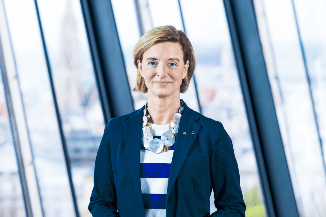 Valerie Brunner, member of RBI’s management board in charge of CIB Customer Coverage. Image by eap.at