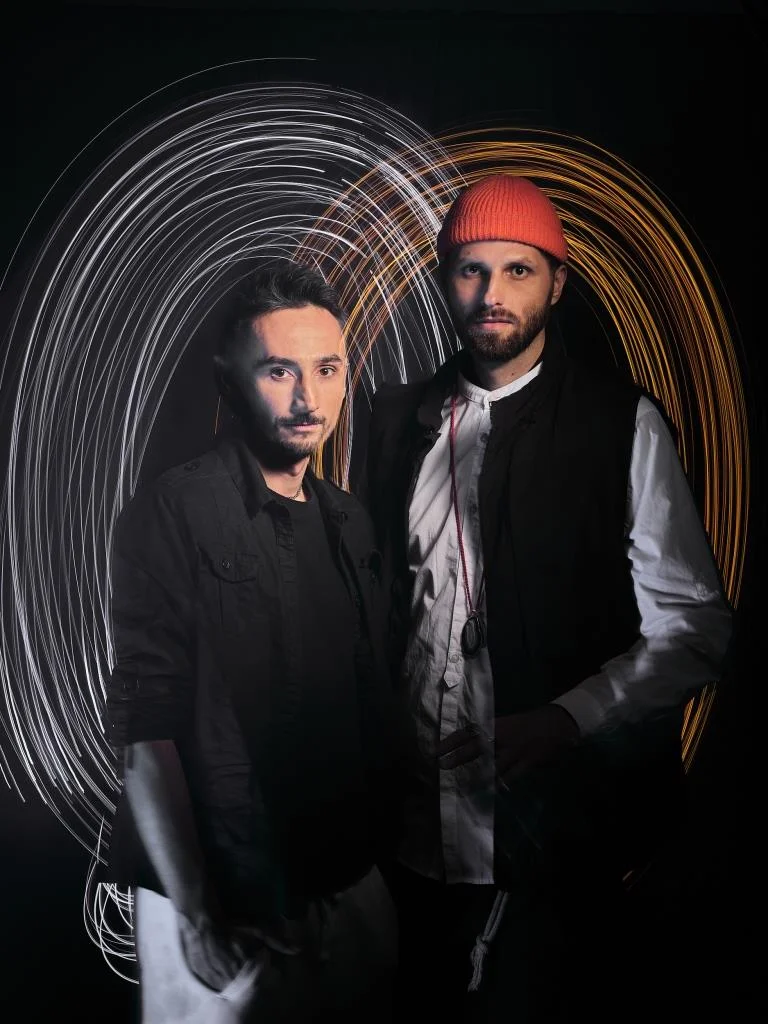 Artistic Portrait of Denis Kozerawski and Peter Kašpar 