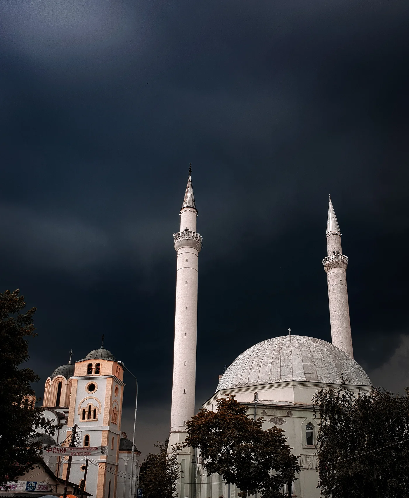 Low Angle View Of Mosque Against Sky