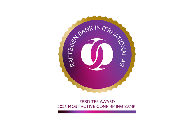 Raiffeisen Bank International award logo 2024