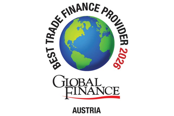 Logo des Global Finance 2025 Trade Award