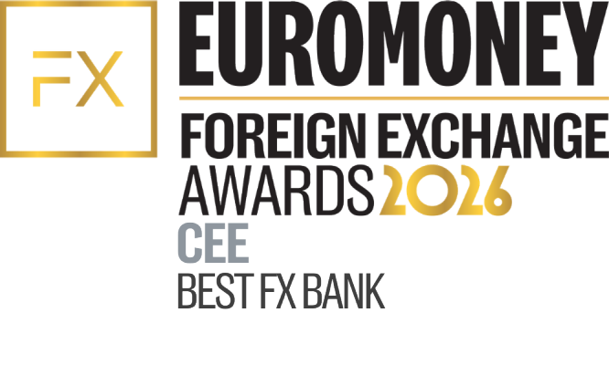 Euromoney Foreign Exchange Award 2026 for Best FX Bank in Central and Eastern Europe