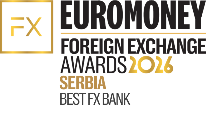 Euromoney Foreign Exchange Award 2026 for Best FX Bank in Serbia
