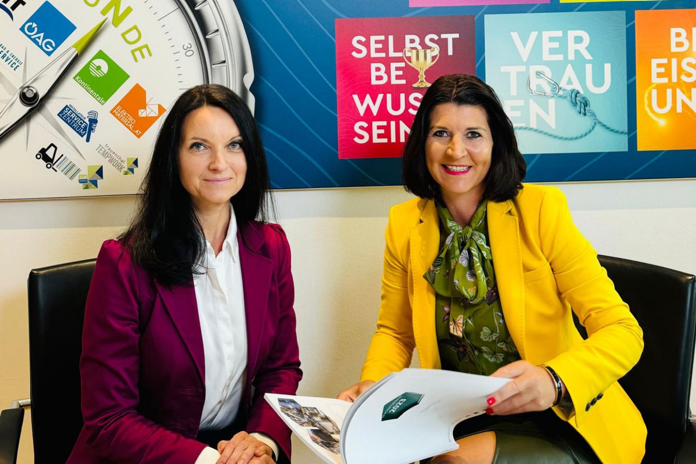 Nicole Stolz (RBI) & Erika Hochrieser (Frauenthal)
