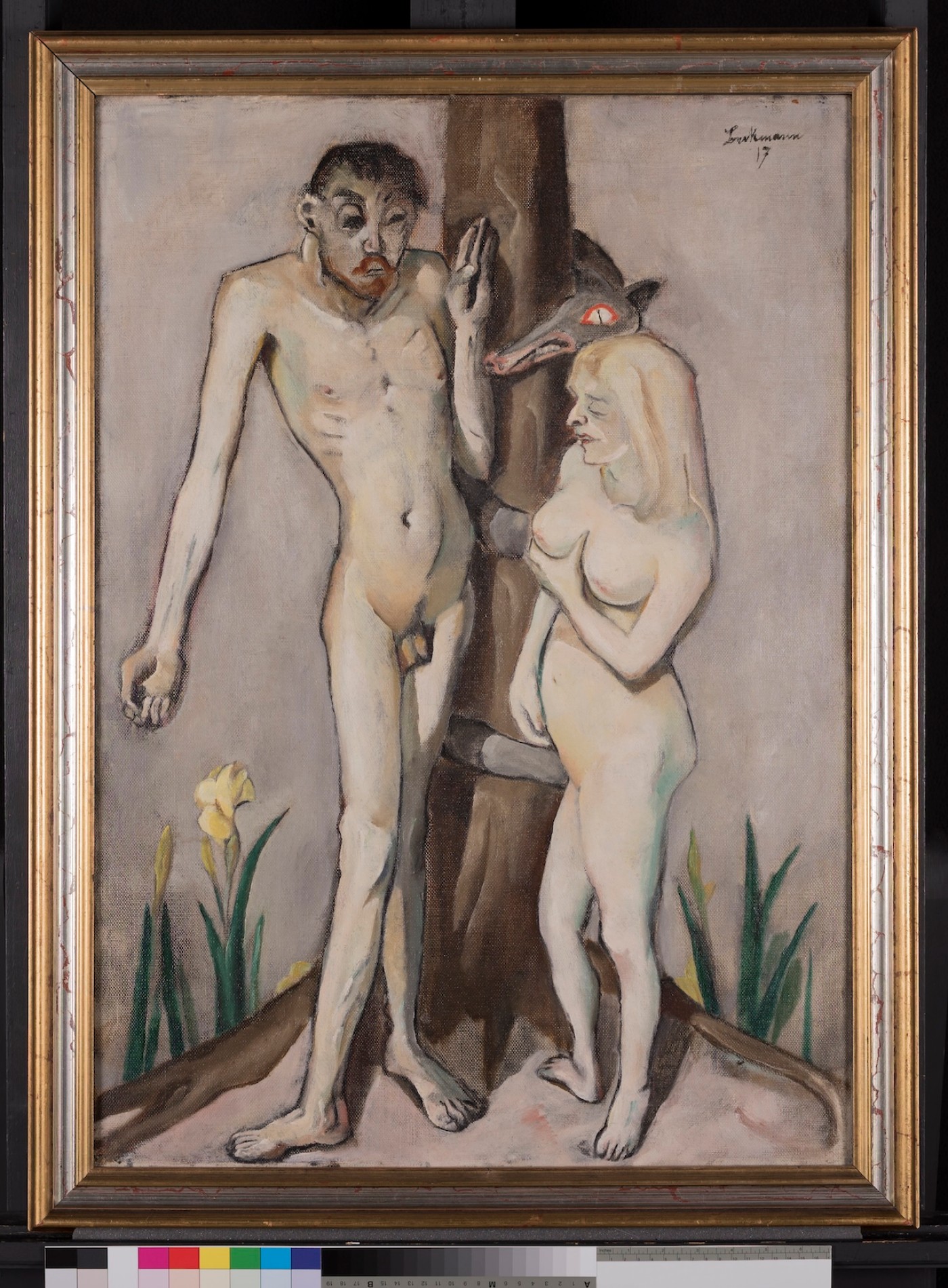 Max Beckmann Adam and Eve 1917 State Museums of Berlin (c) Photo bpk h 00042337