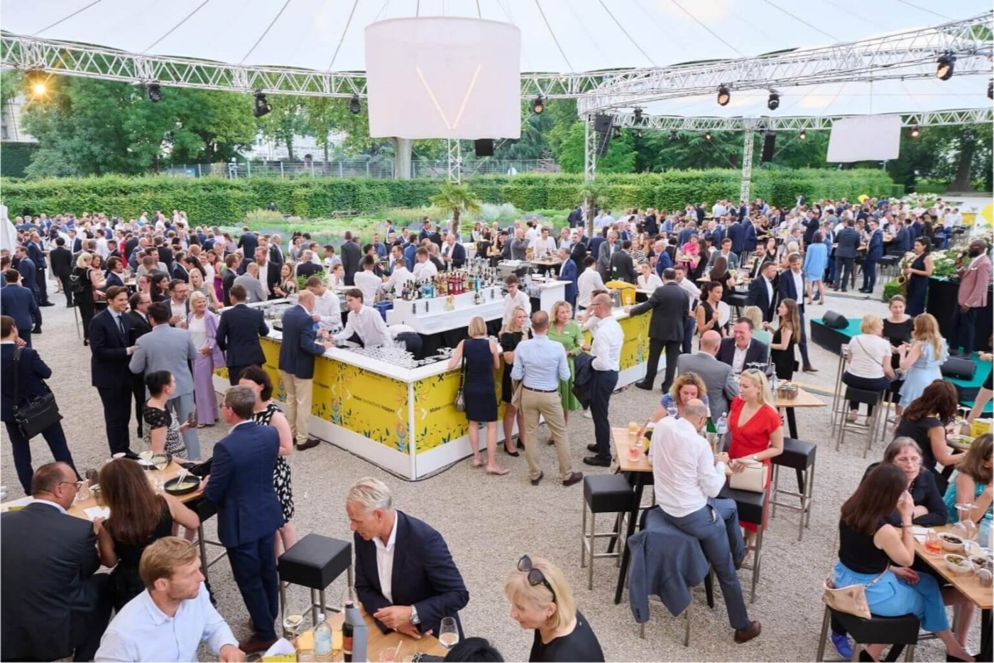 crowd of people at an event