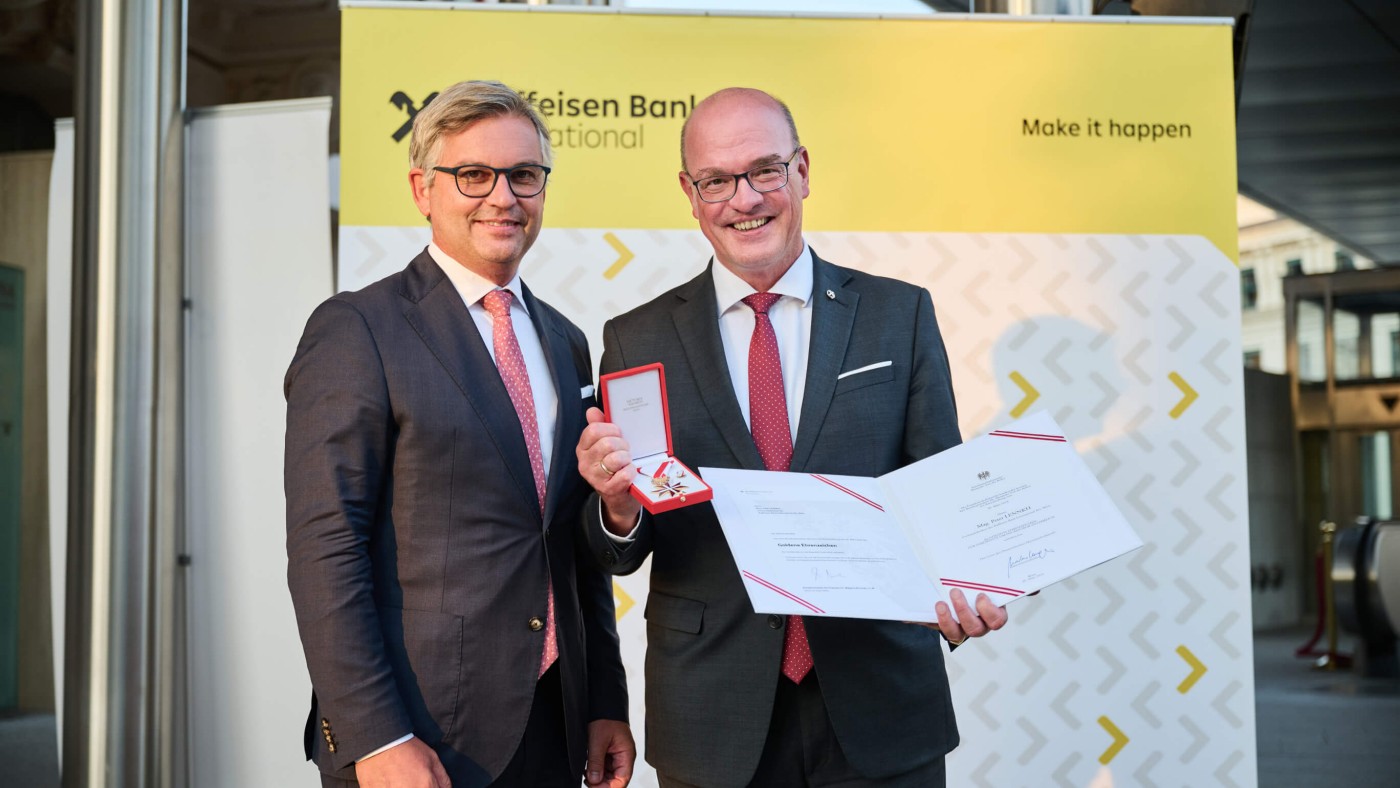 Magnus Brunner und Peter Lennkh