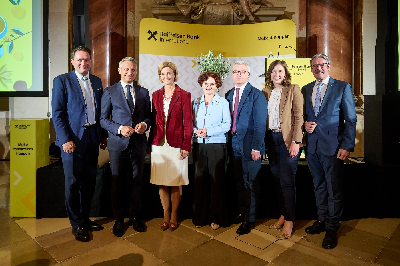 Austrian ministers with RBI management