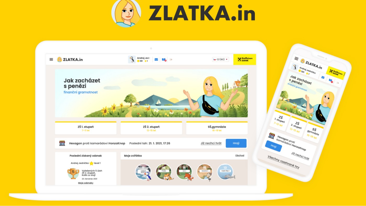Online-Bildungsplattform „Zlatka.in“